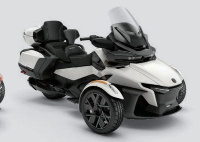2026 Can-Am Spyder RT Sea-to-Sky – Vegas White Satin Refined, elegant, and unmistakably premium. The...