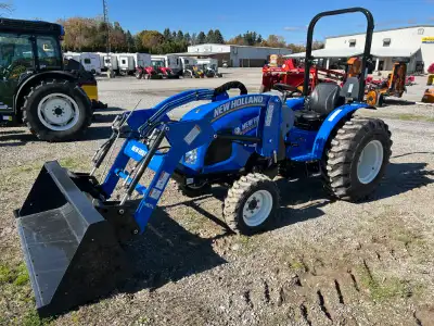 2025 NEW HOLLAND WORKMASTER 35 TRACTOR WITH LOADER STOCK# A106613 35 ENGINE HP 28 PTO HP MFD MID PTO...