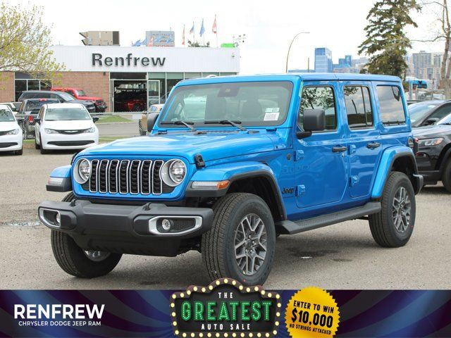 2025 Jeep Wrangler Sahara 4x4, Off-Road Camera, Heated McKinley in Cars & Trucks in Calgary