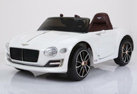 KIDS RIDE ON CARS WHITE BENTLEY EXP12 WITH PARENTAL REMOTE