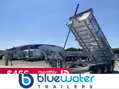 SALE!! REGULAR $23,145 NOW ONLY $22180!! K-Trail Galvanized Gooseneck Expert Dump Series Trailer 23,...