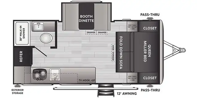 2022 Keystone Springdale Mini 1740RK in Travel Trailers & Campers in Ottawa - Image 3