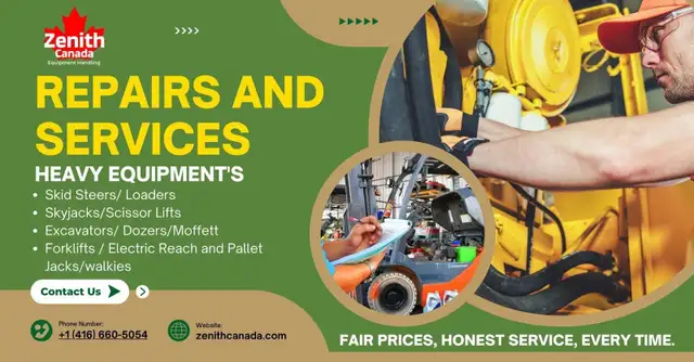 Repairs - Skid Steers/ Loaders/Excavators/Forklifts/Aerial Lifts in Heavy Equipment in Mississauga / Peel Region - Image 2