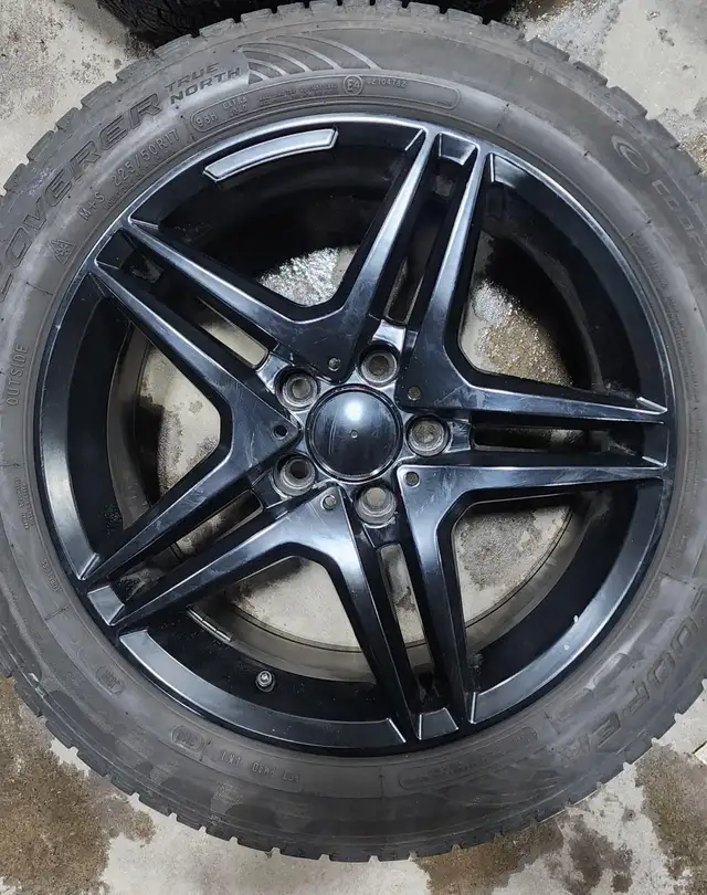 Mercedes C-Class Winter Tire Package 225/50/17 Black Rims in Tires & Rims in Markham / York Region - Image 5