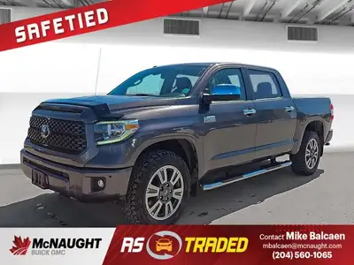This 2019 Toyota Tundra Platinum is powered by a proven 5.7L V8 engine paired with a reliable 6-spee...