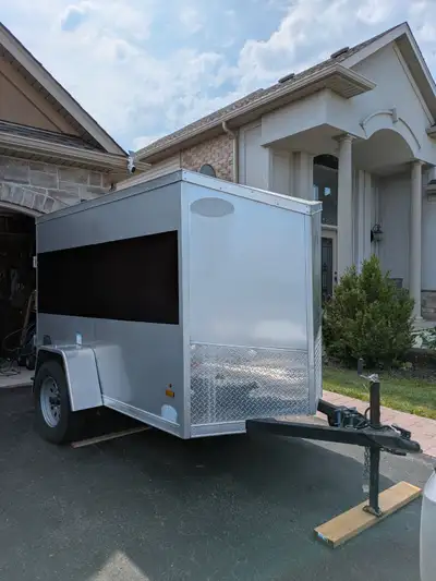 I bought this trailer pre-covid and have never used it. It is in like-new condition. LED Lights, 24"...