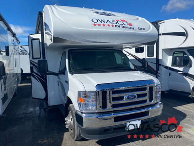 Ex-Rental Jayco Redhawk Class C gas motorhome 24B highlights: Swivel Cab Seats U-Shaped Dinette 30in...