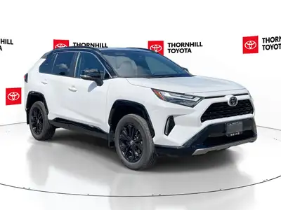 Thornhill Toyota Proudly Presents This White 2025 Toyota RAV4 Hybrid with XSE AWD Package, Featuring...
