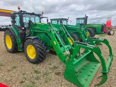 2020 John Deere 6145R 2948 Hours Premium IVT Front Axle Suspension Cab Suspension 3 Rear Electro-Hyd...