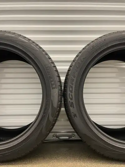 Pair2: 295/40R20 110W XL Pirelli Scorpion Verde All Season. FIRM $300: Two Used All Seasons Tires. F...