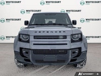 The 2023 Land Rover Defender 110 X-Dynamic SE AWD, draped in an elegant Gray, offers an impressive a... (image 1)