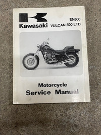 Sm178 Kawasaki EN500 Vulcan 500 LTD Service Manual