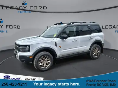 *Aluminum Wheels!* The 2026 Ford Bronco Sport brings together off-road poise, practical scale and tr...