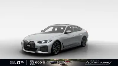 Découvrez la nouvelle BMW i4 xDrive40 Gran Coupé, une fusion parfaite d'électrification et de sporti...