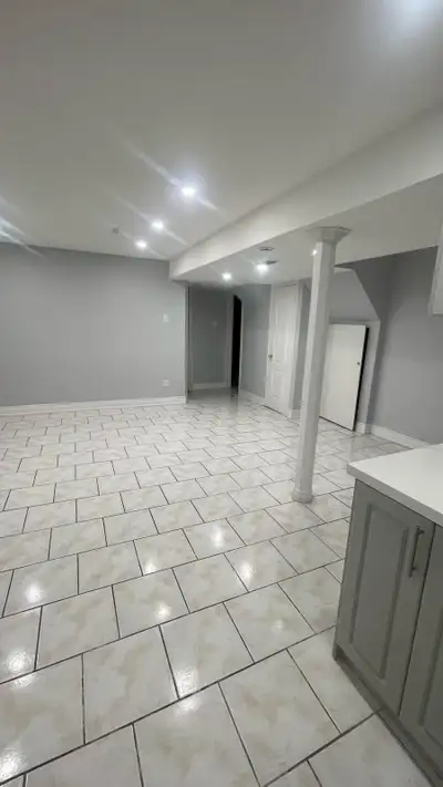 Legal basement 1 bedroom and 1 bath fully renovated, just now. $1600 near Sheridan college close to...