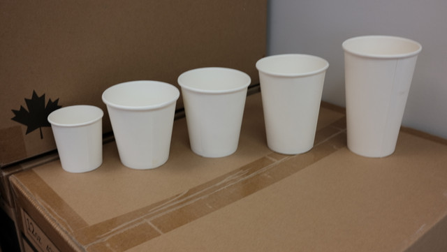 Single wall paper cups in Industrial Kitchen Supplies in Markham / York Region - Image 2