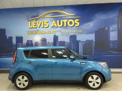 KIA SOUL 2016 LX EDITION MANUEL TOUT ÉQUIPÉ INTÉRIEUR EN TISSU NOIR CHAUFFANT / BLUETOOTH / CRUISE C...