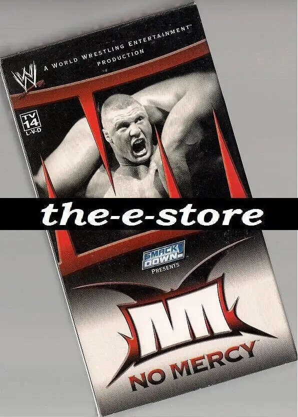 Wrestling VHS/DVD 2003 - NO MERCY. WWE/WWF/WCW/NWA/TNA/UFC.