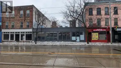 Street-front retail opportunity on Queen Street East, offering approximately 1,400 SF of open, flexi...