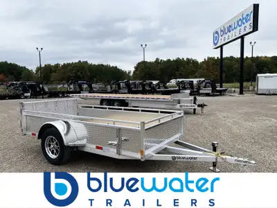 Canadian Mennonite Built Single Axle Aluminum Utility Trailer is $3,915.00 or $78.30/month! Ord: E16...