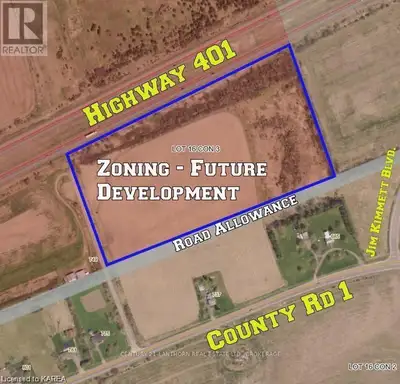 What a great opportunity! Zoned Future Development, the property is just over 18 acres and presently...
