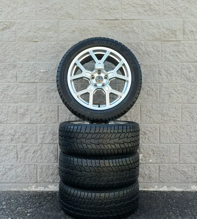 (99%) 4x 245/45R18 MotoMaster Winters w/ Jaguar / Volvo Rims in Tires & Rims in City of Toronto - Image 2