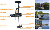 NEW! Haswing 55 lb trust Bow Mount e-motor, remote control, Sold