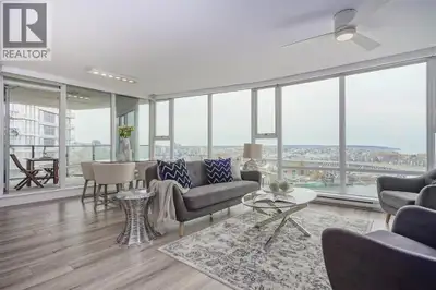 Fully-Furnished corner home at Park West One in Yaletown! This 1,245 sq. ft. southwest-facing reside...
