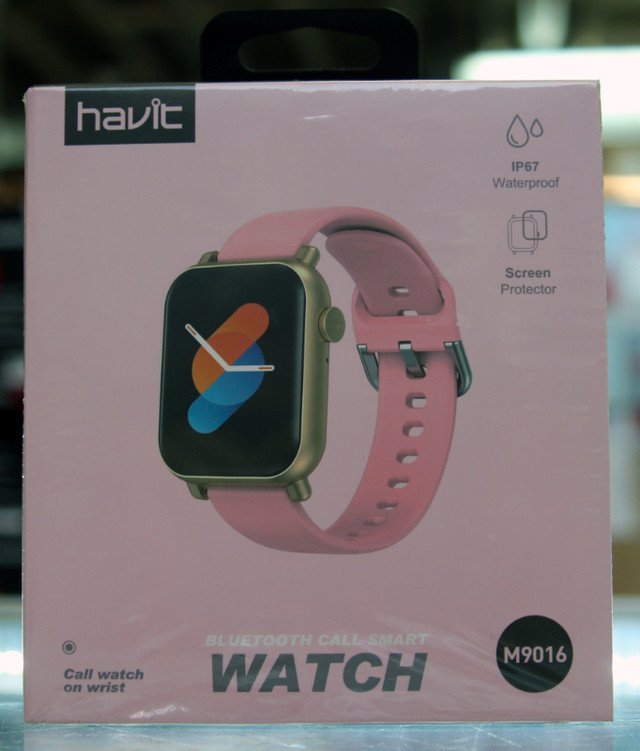 Havit Bluetooth Call Smart Watch Pink/Blue in Other in Winnipeg