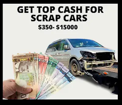 We Pay Cash For All Kinds Of Scrap & Used Car | Any Make Or Model | Same Day Pick Up 647-530-1901 CA...