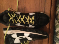 Boys Under Armour baseball shoes (worn once)