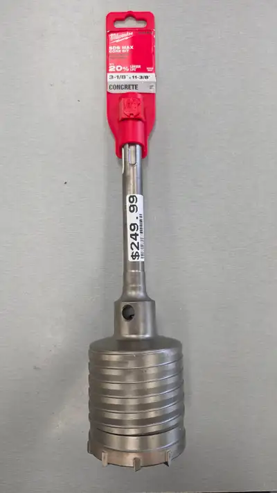 Milwaukee SDS MAX 3-1/8" X 11-3/8" Concrete Bit - BRAND NEW, View more