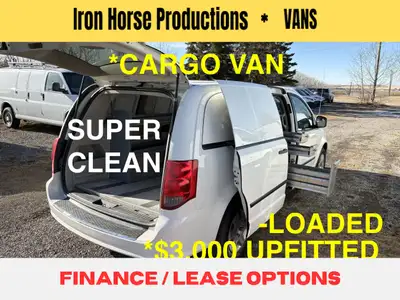CAN FINANCE 2012 RAM C/V CARGO VAN, $3,000 UPFITTED , Super Clean White Exterior, with Graphite Clot...