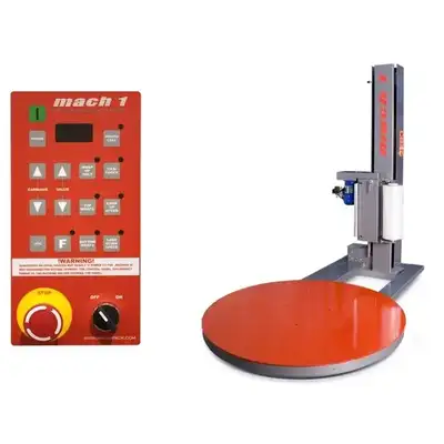 PALLET STRETCH WRAPPING MACHINE - Mach 1 Packaging, Made In CAN., View more