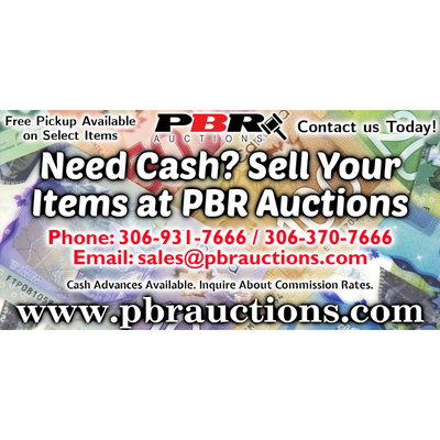 NEED CASH? SELL YOUR ITEMS AT PBR AUCTIONS, View more