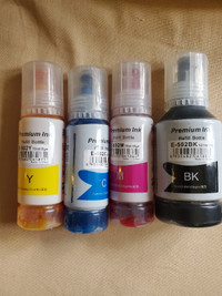 Epson Colour Printer inks all 4