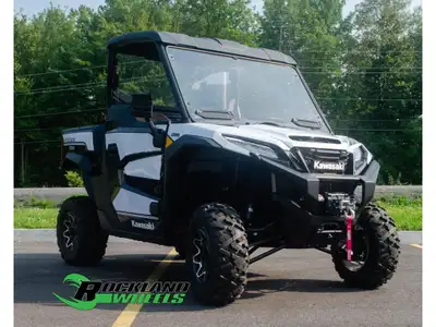 2024 Kawasaki RIDGE RANCH EDITION with WINDSHIELD and MIRROR PACKAGE Le RIDGE côte à côte est conçu...