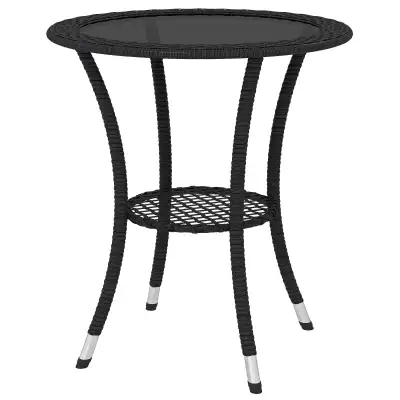 Outdoor Rattan Dining Table, Patio Wicker Round Coffee Table wit, View more