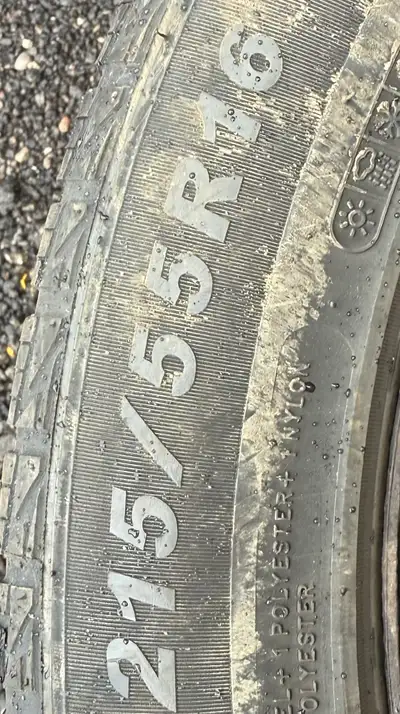 Brand. SAILUN SIZE. 215-55-16 good condition winters tires please contact me at 16476407817
