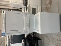 1156- Laveuse Sécheuse combinées GE blanc white Washer Dryer Uni