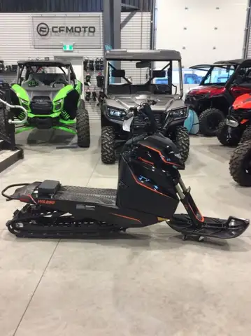 WS250 is a compact, lightweight, stand-up enduro-style snowmobile built for off-trail adventures and...