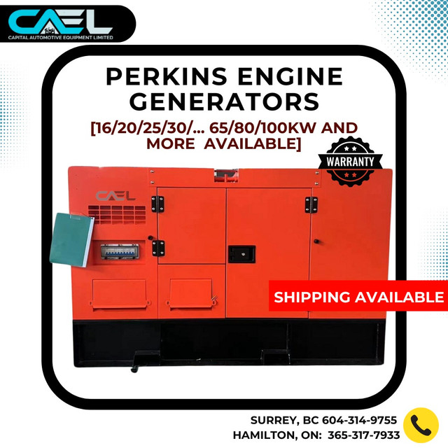 CAEL Brand New Perkins Diesel Generators - Warranty & Customized in Other in City of Halifax - Image 4