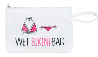 Wet Bikini Bag Pool Beach Zipper Terry Cloth bathing suit bag