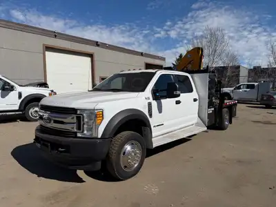 2017 Ford F-550 Picker Boom Truck 6.7L Powerstroke Diesel Engine 4x4 Automatic Transmission Crew Cab...