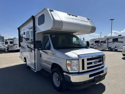 Embark on your next journey with the Adventurer 19RD Class C Motorhome. This gas-powered motorhome c...