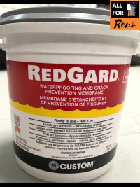 Redgard - Waterproofing membrane at $70