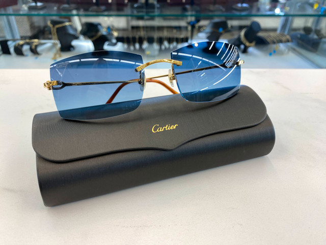 Cartier C Decor Sunglasses - Gold Frame in Other in City of Toronto - Image 2