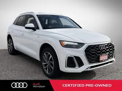 This Audi Q5 delivers a Intercooled Turbo Gas/Electric I-4 2.0 L/121 engine powering this Automatic...