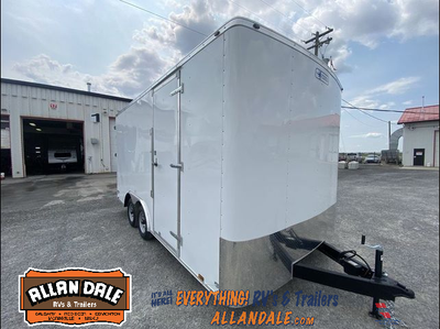 8' X 16' - Rear Ramp - Ready to Haul! 2026 Continental Cargo Rambler 8' Wide Tandem Axle RM816TA2Fea...