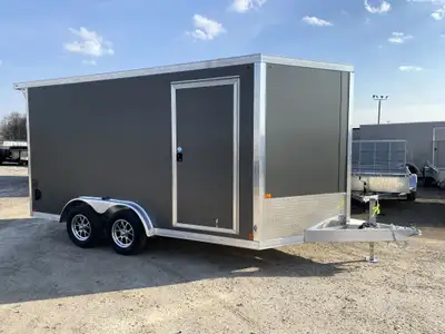 Canadian Mennonite Built Aluminum Enclosed 5,6,7 Wide Trailers 7.5' x 14' starting at $13,870.00 or...